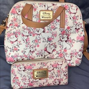 Disney loungefly purse and wallet